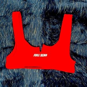 full send bathing suit top